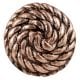 Round Rope Antique Copper Aluminium Cabinet Knob